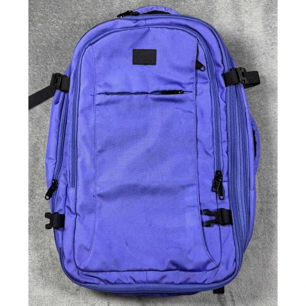 MATEIN Travel Backpack Expandable Carry On Luggage Bag Purple Extra Large 6090